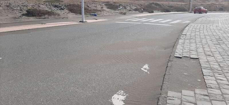 La arena dificulta enormemente la conducción / TA